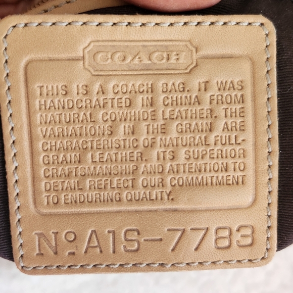 Vintage Coach  Tan Shoulder Bag - Picture 11 of 14